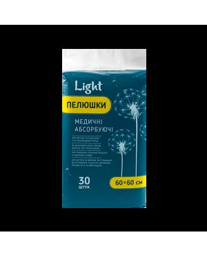 Пелюшки абсорбуючі поглинаючі Light 60 х 60см, 30 шт/паков